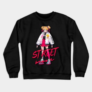 Street Moon Crewneck Sweatshirt